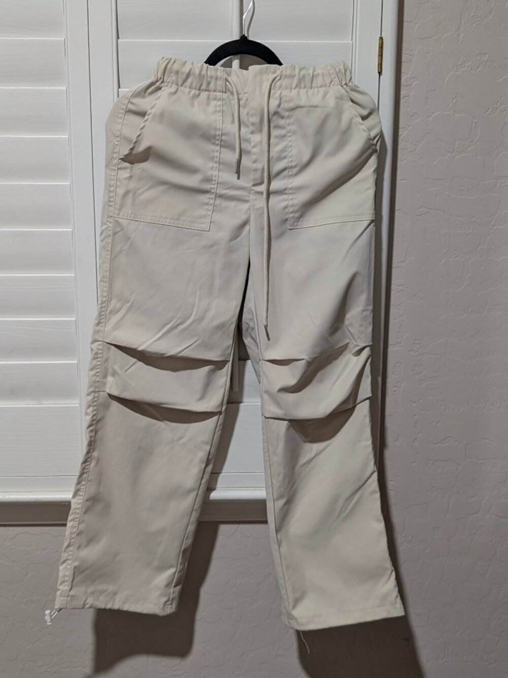 White Cargo Pants | Street Style Utility Pants